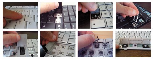 Exemples Guides montages touches de clavier